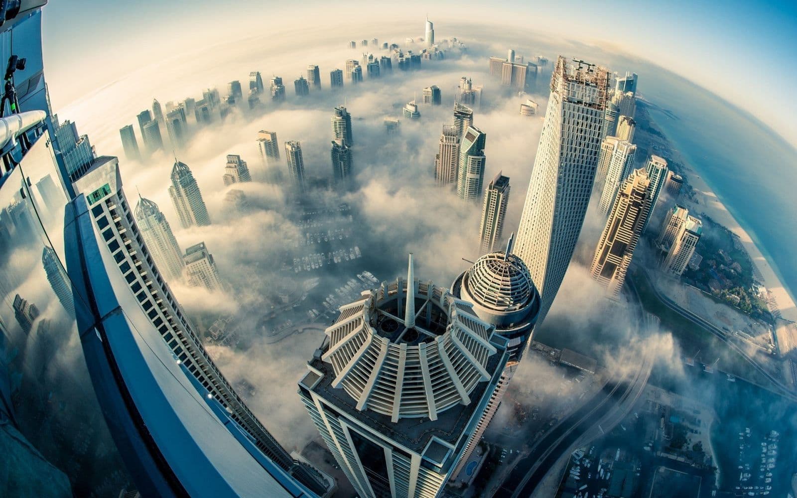 Dubai city skyline